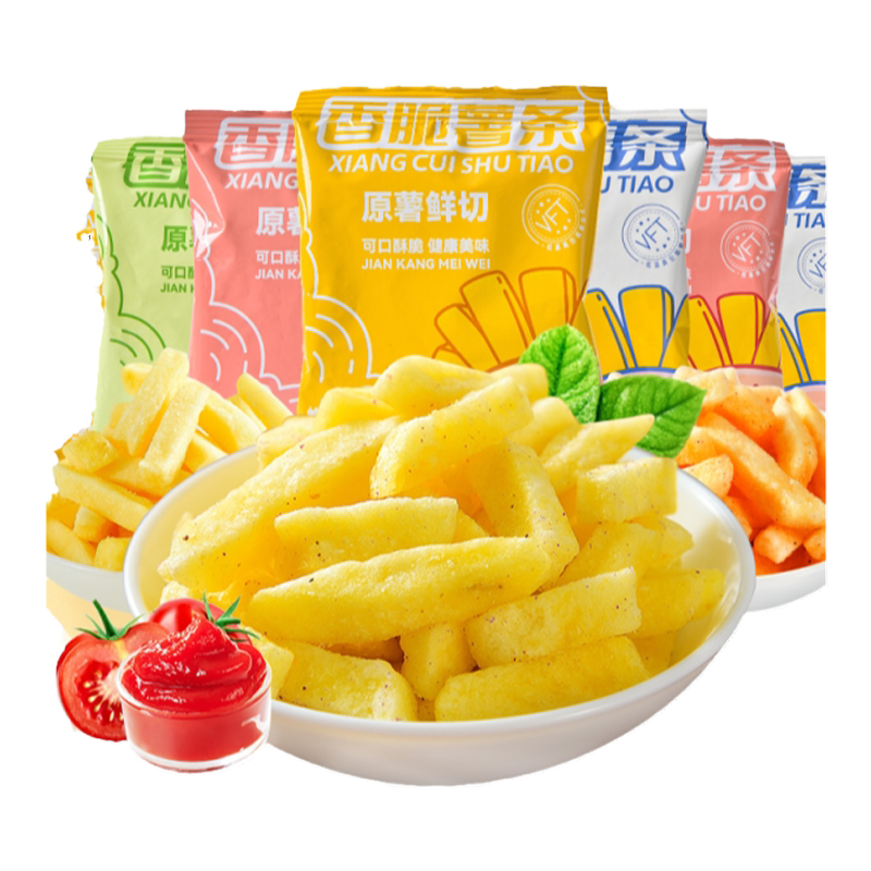 薯条原切土豆条香脆蜂蜜黄油美味