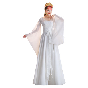 2025新款唐朝大人重工古装国风走秀刺绣拖尾汉服女装成人原创