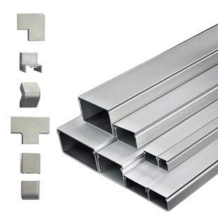 铝合金线槽桥架明装家用金属电缆防火配件转角防锈户外走线电线槽