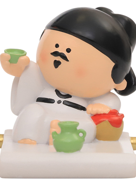 李白手机支架创意国潮桌面装饰