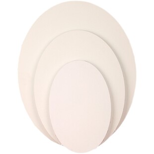 亚麻椭圆形油画框异形画框棉布带油画布带框纯棉油画板儿童丙烯画