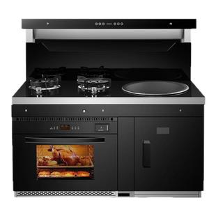 万科品牌1.35米新型无烟柴火灶农村家用多功能柴火集成灶铁锅家用