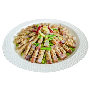 刀板香肠卷安徽特产传统腊味腊肉农家徽菜特色酒店饭店食材半成品