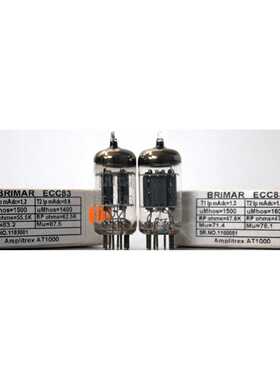议价12AX7 ECC83 CV4004 Brimar 透明玻璃英国制造 Amplitrex 测