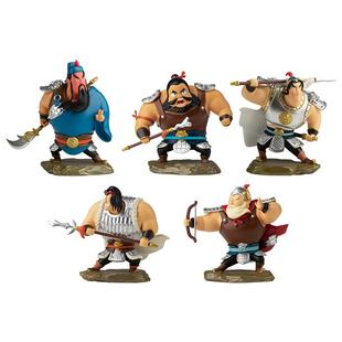 欢喜小将经典故事三国演义《 五虎上将 》手办客厅办公室书房摆件