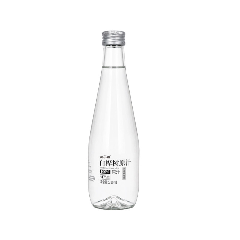 椰小帽白桦树原汁100%白桦树汁原液天然木本植物饮310ml*6瓶整箱