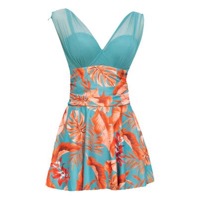 厂家发货泳衣奥凯莱网纱新款裙式