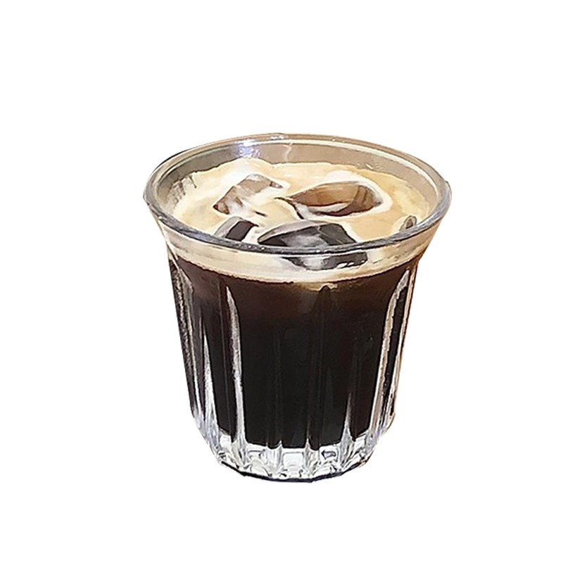 Dirty玻璃拿铁拉花咖啡杯