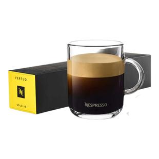 Nespresso奈斯派索胶囊咖啡 Vertuo索雷利欧浓缩黑咖啡浅烘10颗装