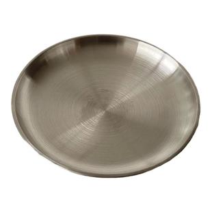 不锈钢吐骨碟家用高档食品级餐桌面垃圾骨头碟小菜碟蛋糕甜品盘子