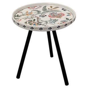 花叶®陶瓷矮花架花几花盆户外托盘田园落地接水托架花凳增高架