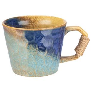 摩登主妇中古窑变马克杯陶瓷杯办公室家用喝水杯女高颜值咖啡杯子