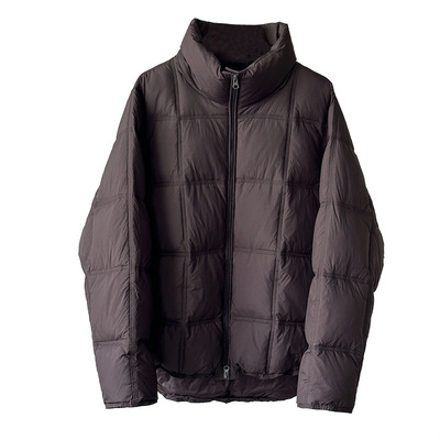 韩系立领泡芙羽绒服女款2025新款