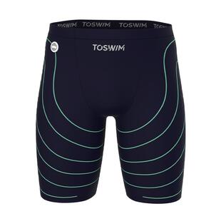 TOSWIM专业男士泳裤成人竞速五分速干防尴尬游泳裤大码沙滩裤男款