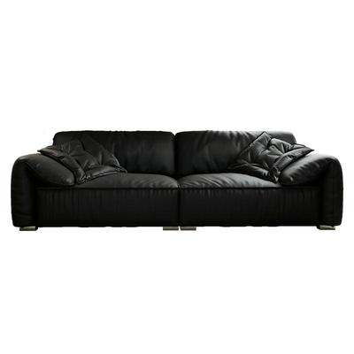 广巢baxter大象耳朵真皮羽绒沙发