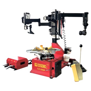 科星新款流动扒胎机220V电动双辅助臂免撬棍CZ-288轮胎24寸拆装机