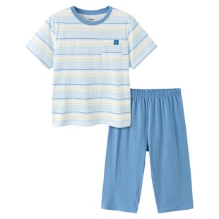 巴拉巴拉儿童睡衣套装春夏薄款空调服男女童家居服小童中大童速干