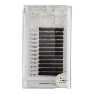 美睫DIANA国风LB/LC广角芭比翘睫毛0.07多根圆毛单根美睫店专用