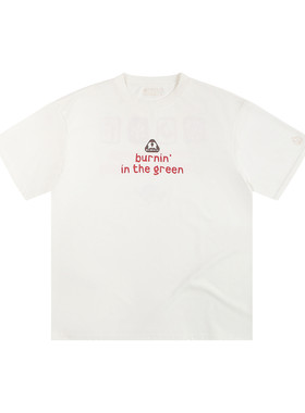 BURNIN*SPORTWEAR光合作用运动短袖T恤运动风凉感2026年夏季速干