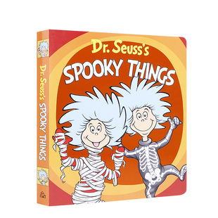 英文原版Dr. Seuss's Spooky Things苏斯博士的诡异事件低幼儿童英语启蒙认知图画书绘本撕不烂纸板书Random House Books正版进口