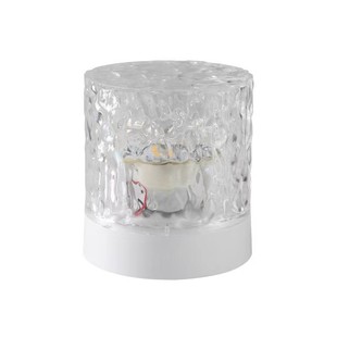 小红书旋转水波纹氛围灯水纹灯卧室床头火焰浪漫灯动态小号形台灯