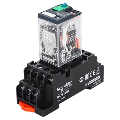 施耐德小型中间继电器8脚14脚24v