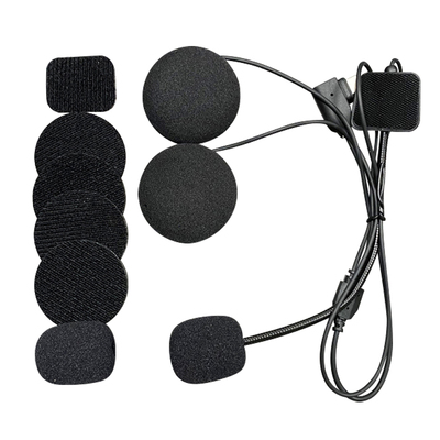 头盔蓝牙耳机配件耳麦线底座