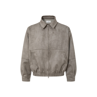 UTIMUS麂皮外套防风保暖牛皮绒翻领ROW风复古休闲通勤夹克上衣