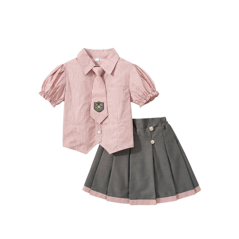 sesameclub女童jk裙子套装学院风