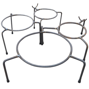 恭城油茶锅专用电炉铁架子放汤桶蒸锅支撑架煤气灶液化气加热丝炉