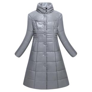 冬装新款真皮羽绒服女长款过膝海宁皮衣加绒加厚大码女装皮草外套