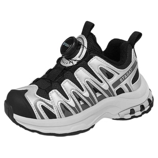 星期六童鞋男童加绒保暖运动鞋秋冬新款户外老爹鞋厚底女童休闲鞋