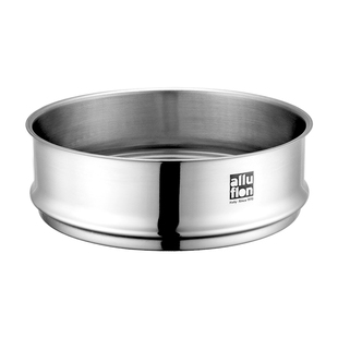 alluflon阿路弗仑纳瓦伦蒸格18CM奶锅蒸屉304不锈钢加高蒸锅笼