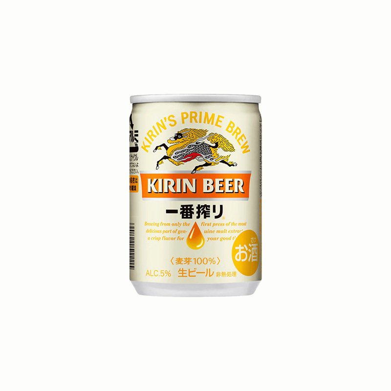 日本进口麒麟一番榨啤酒135ml