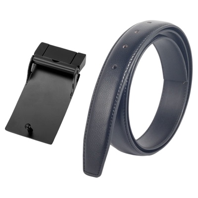 3.3CM宽男士皮带针扣平滑扣板扣腰带男款真皮正装裤腰带加长150cm