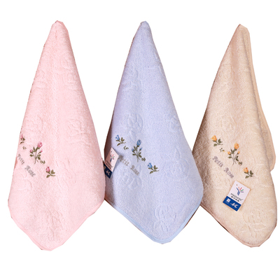 金号刺绣清新素雅风2685h小毛巾