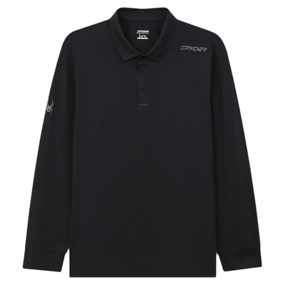 蜘蛛春夏男子休闲运动长袖POLO衫