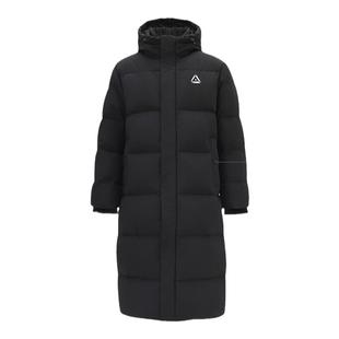 匹克长款羽绒服男2025年秋冬季新款过膝加厚鸭绒保暖简约时尚外套