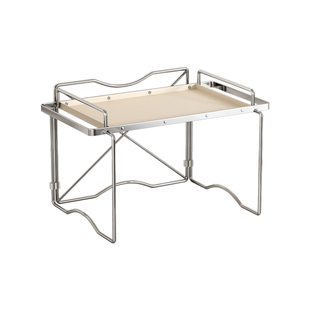 厨房微波炉置物架家用多功能台面不锈钢双层电饭煲烤箱桌面收纳架