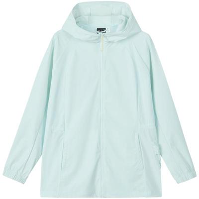 斯凯奇新款户外系列女子梭织连帽外套柔软舒适时尚运动上衣