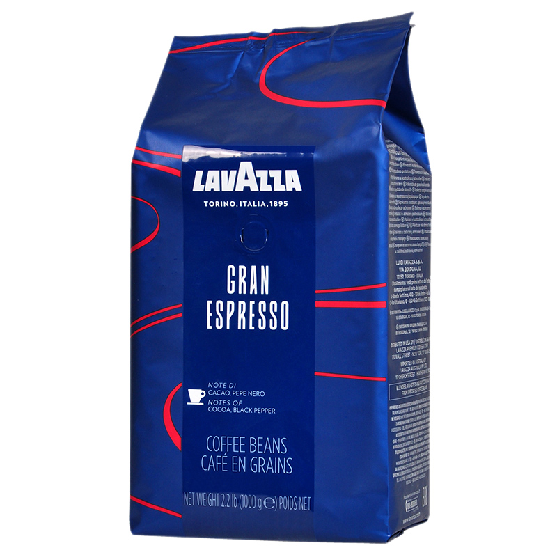 拉瓦萨lavazza咖啡意大利意式浓缩特浓醇香espresso咖啡豆1kg*2袋