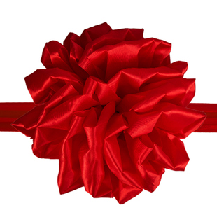 婚车装饰车头花全套大红花主婚车车队花新交车绣球花汽车结婚拉花