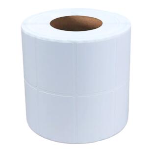 多规格铜版纸不干胶标签空白铜板条码贴服装吊牌定做彩色印刷标签