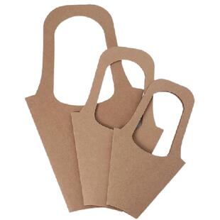 ins风牛皮纸奶茶花盒鲜花手提盒网红ins风插花diy材料花艺包装盒