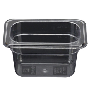 加厚PC亚克力分数盘盆份数盒透明塑料麻辣烫菜盆储物保鲜盒洗菜盆