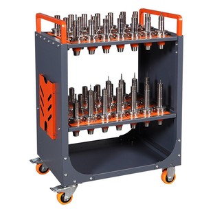 瑞格cnc刀具车数控bt40刀柄架加工中心工作台车间重型转运工具车