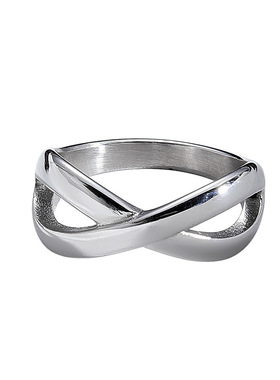 乌斯环镂空戒指钛钢不褪色