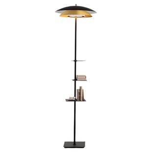 新特丽松塔 沙发角落落地灯可置物中古风复古轻奢客厅灯高级感