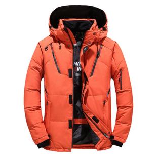 男装羽绒服男式短男款冬季休闲户外加厚连帽冬装外套