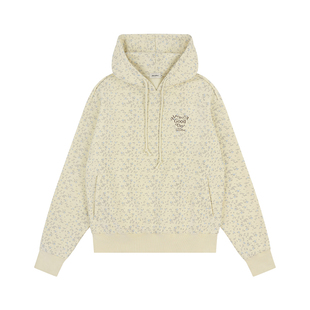 GOODBAI 'HAVE A GOOD DAY'印花碎花连帽卫衣